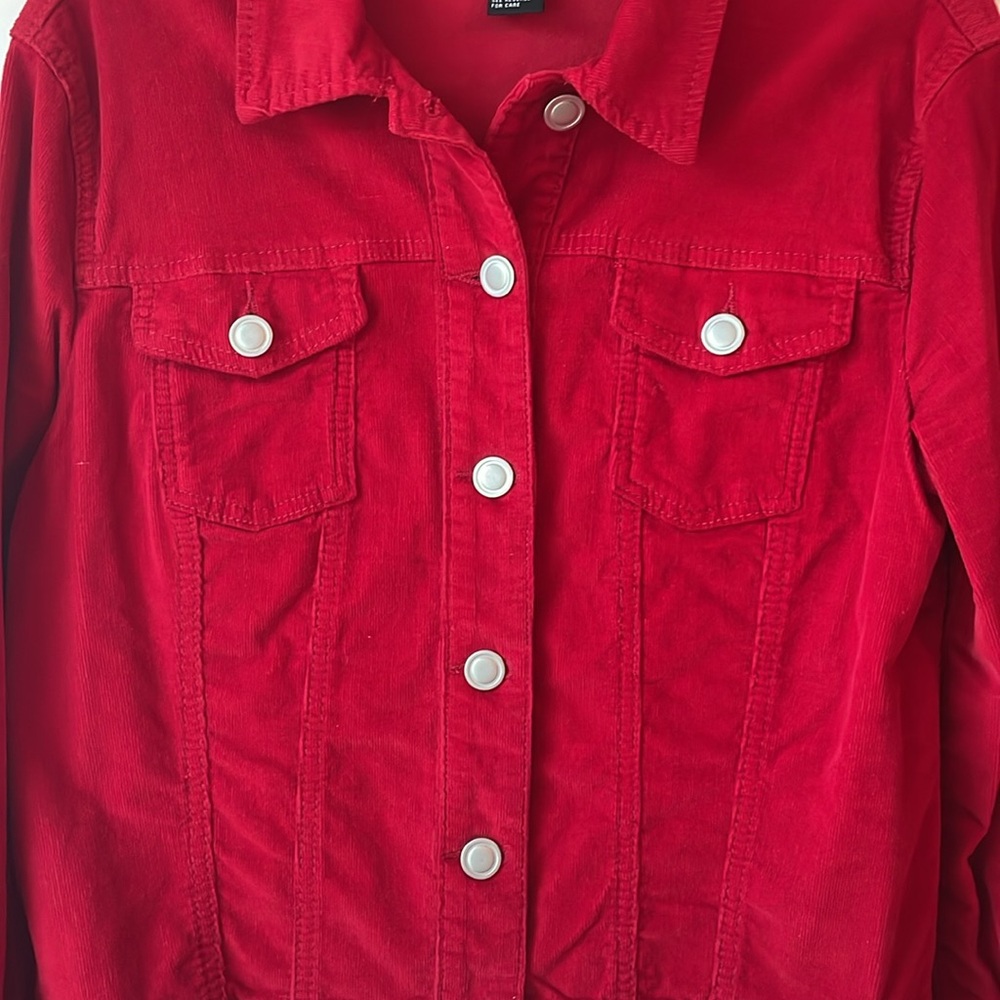 Baccini Red Jacket Size Medium - image 5